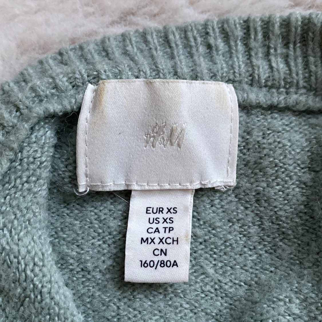 Mintgrön kofta från H&M XS - 3