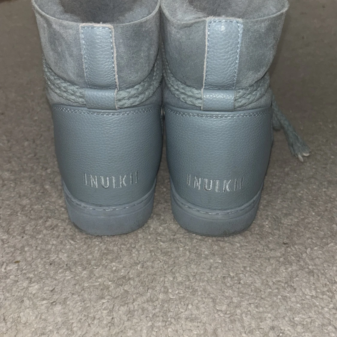 Blåa INUIKII moon boots med snörning  - 1