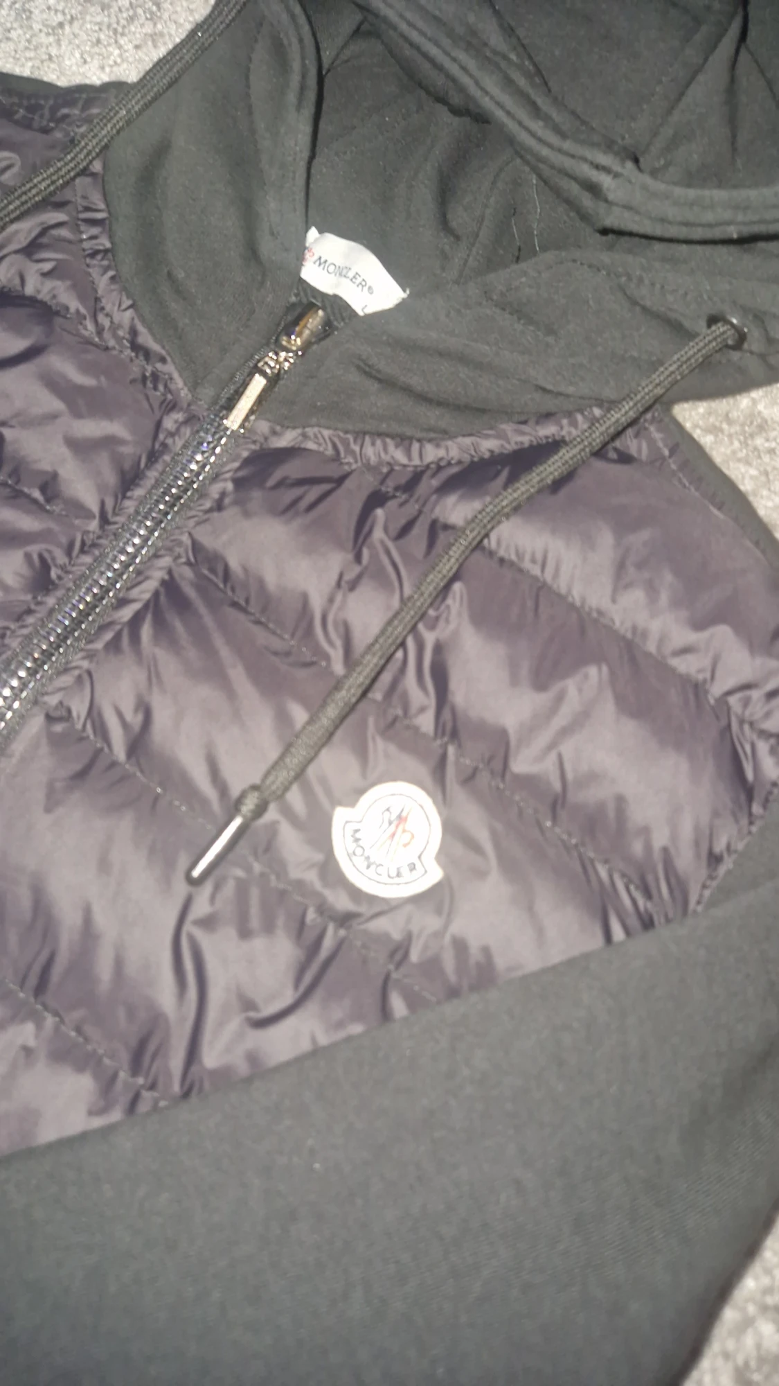 Svart pufferjacka från Moncler L - 2