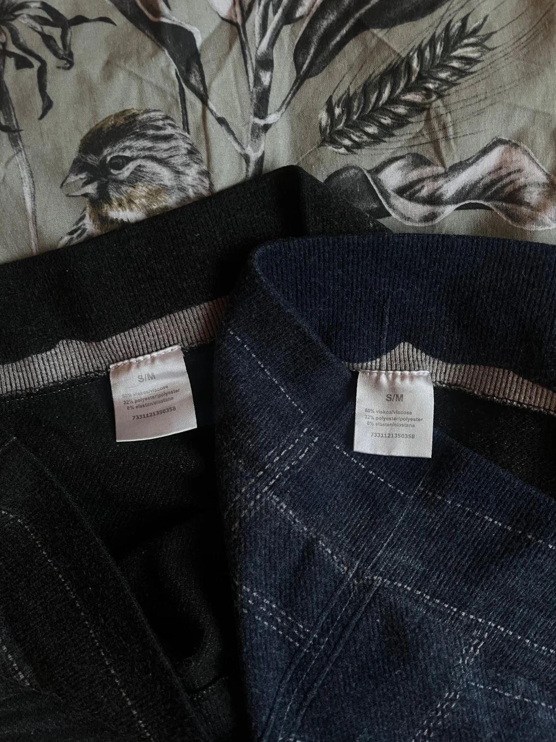 Två par skinny jeansleggings S/M - 2