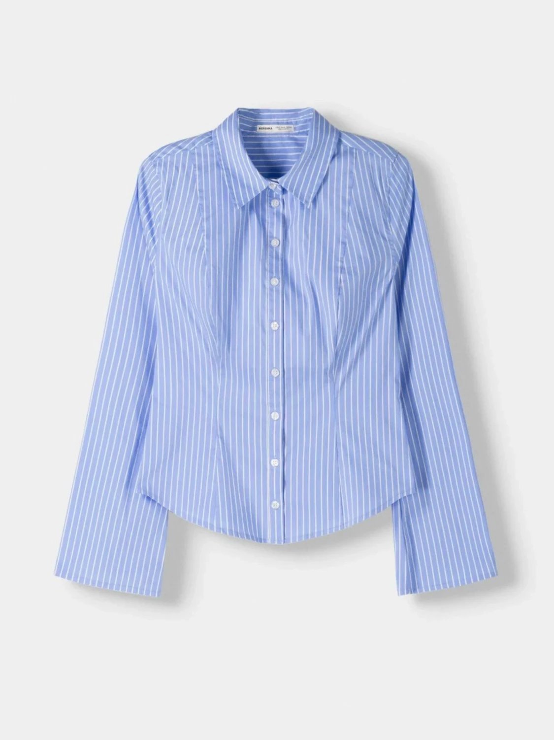 Blåvit randig skjorta från Berskha