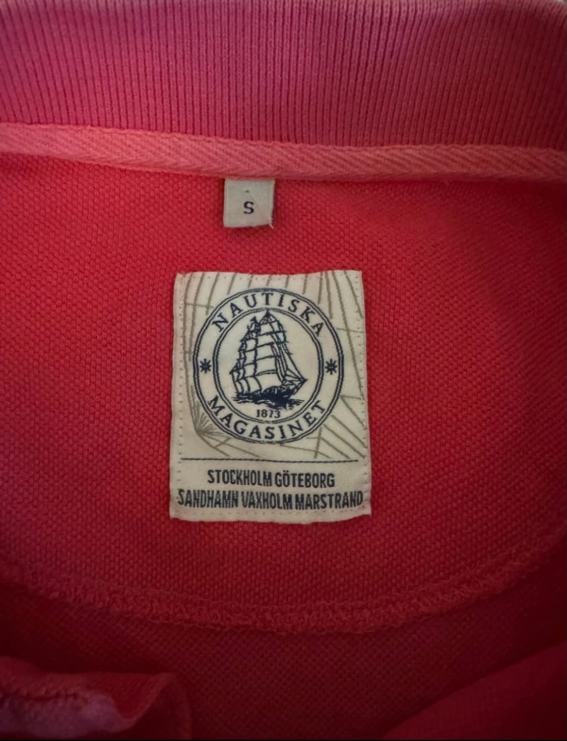 Rosa pikétröja KSSS med krage - 4