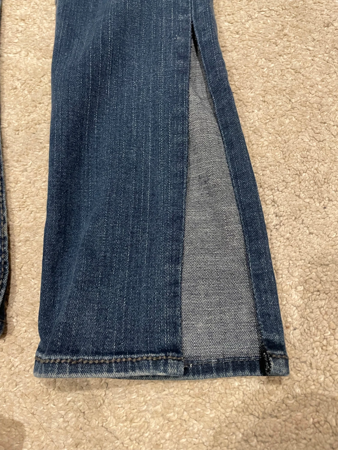 True Religion blå bootcut jeans, stl 29 - 3