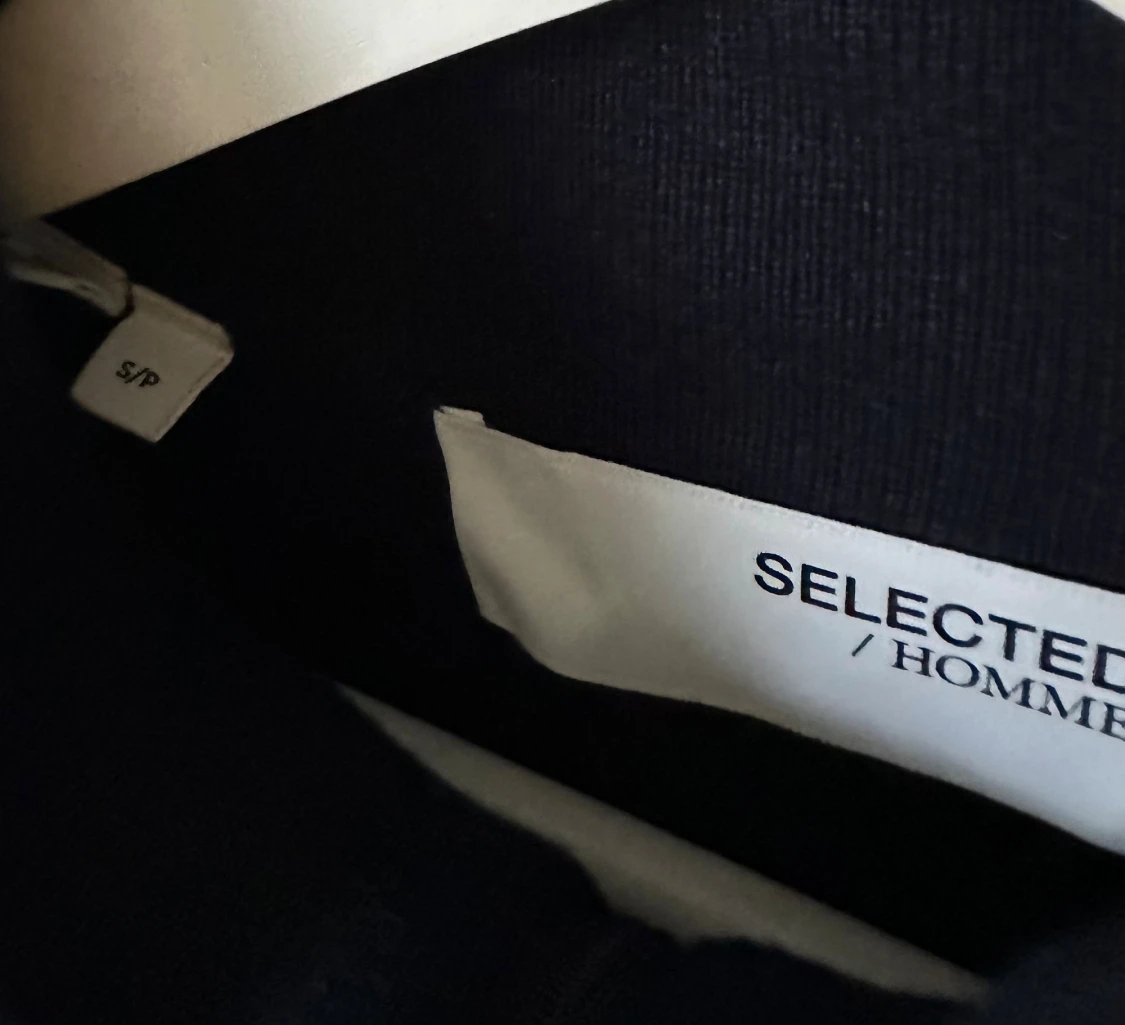 Mörkblå polotröja Selected Homme - 3