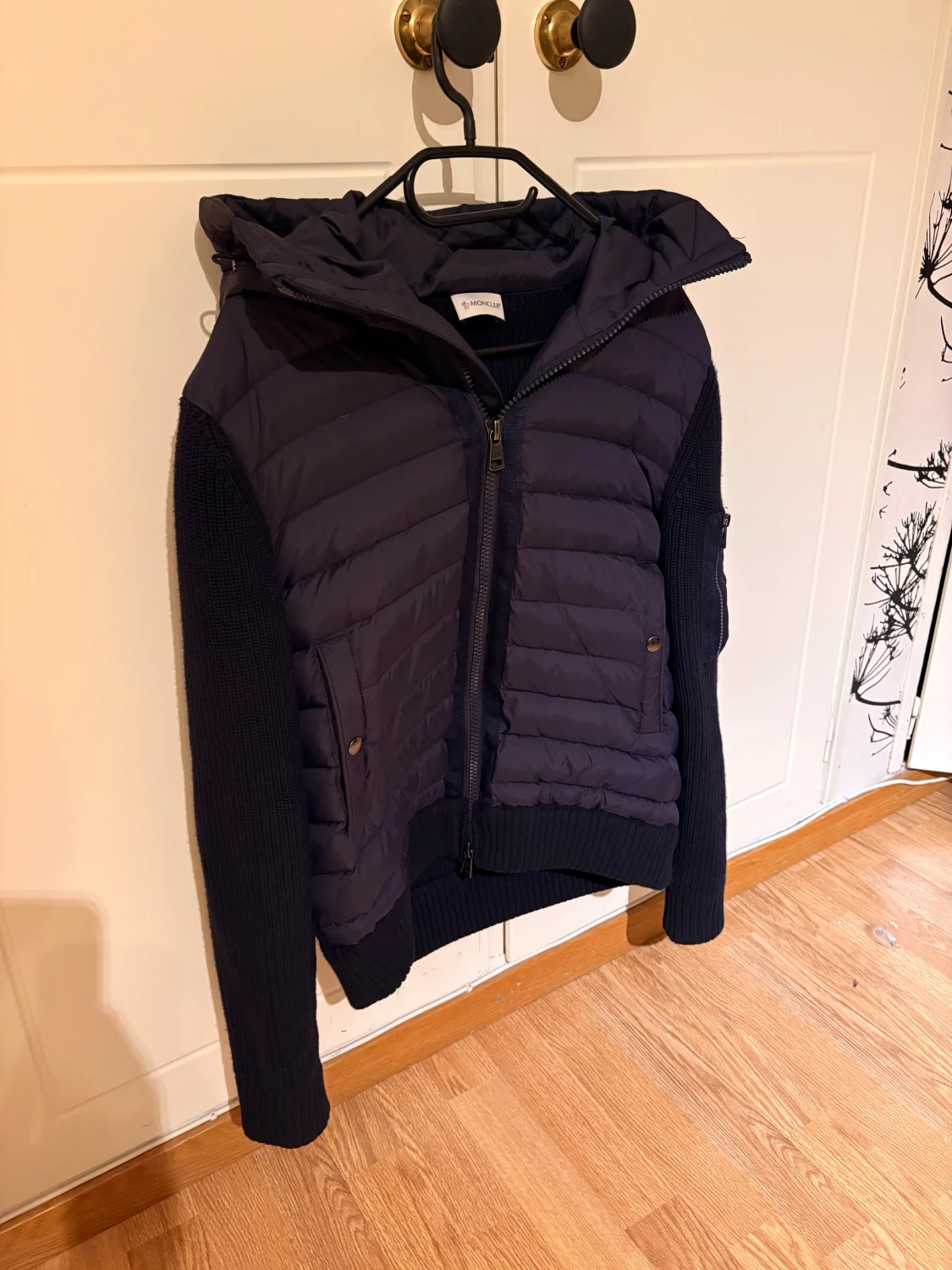Moncler cardigan med huva - 1
