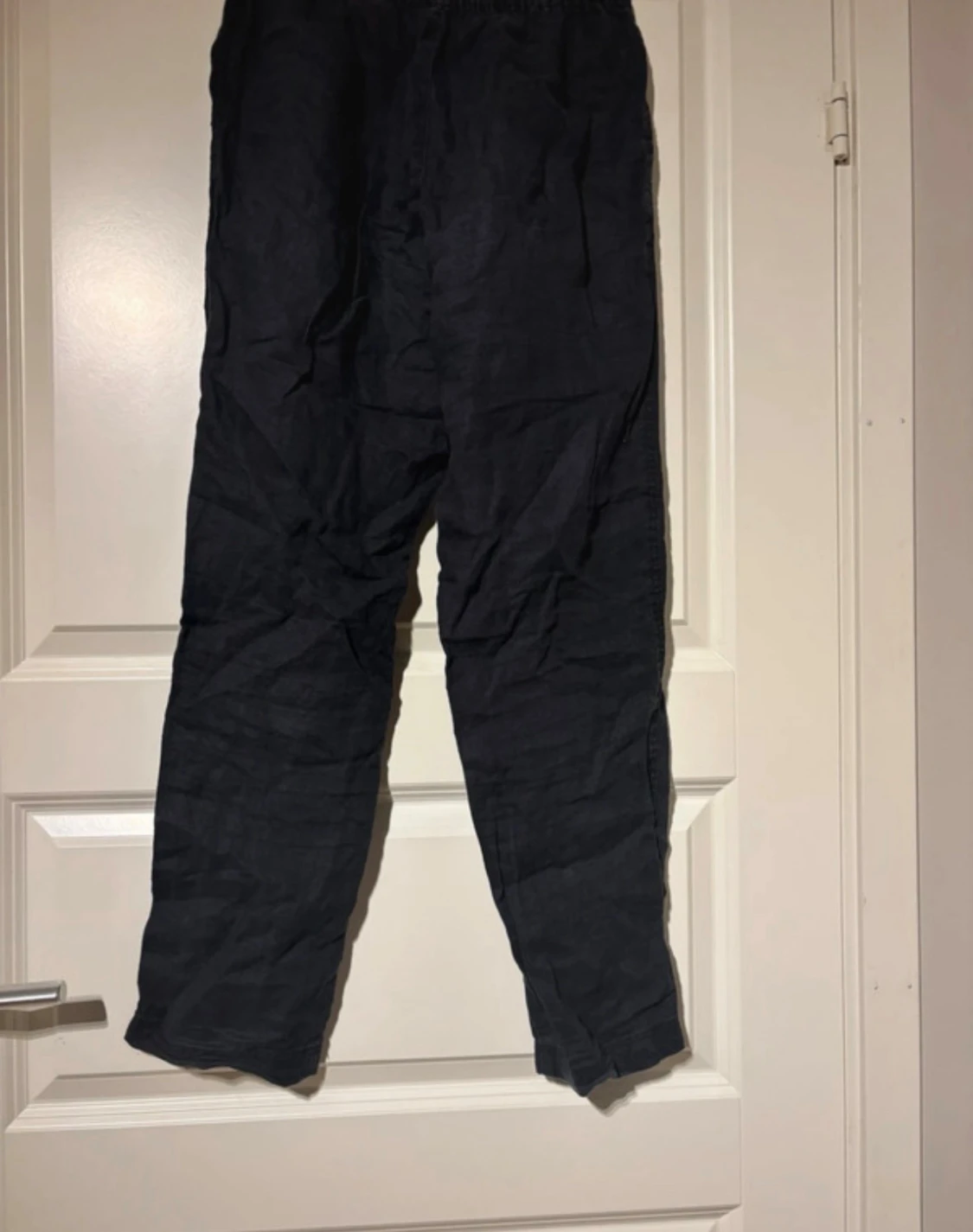 Svarta linnebyxor från H&M XS - 1