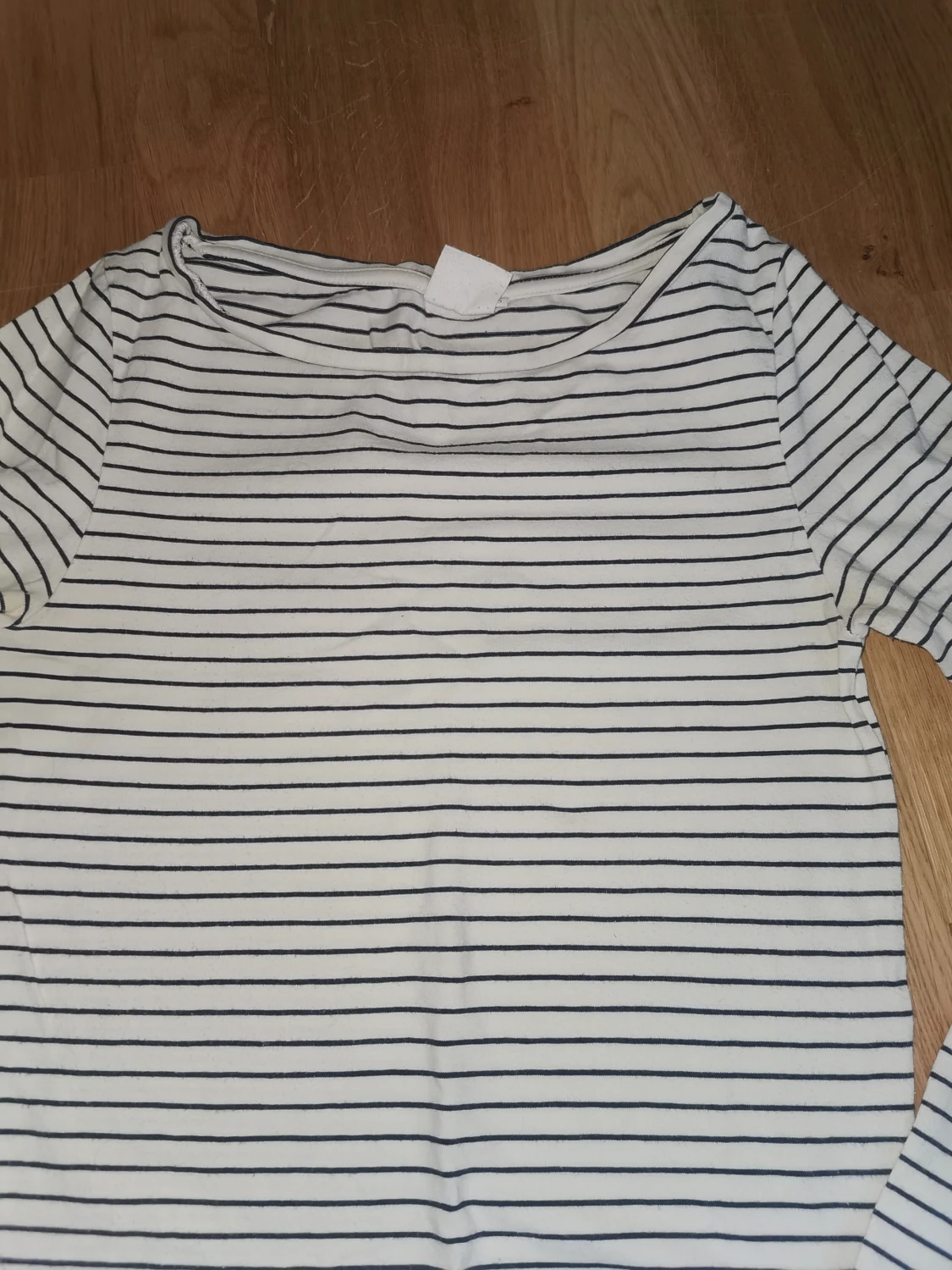 Jättefin långärmad randig tröja Vit/svart från Boomerang, storlek XS - 2