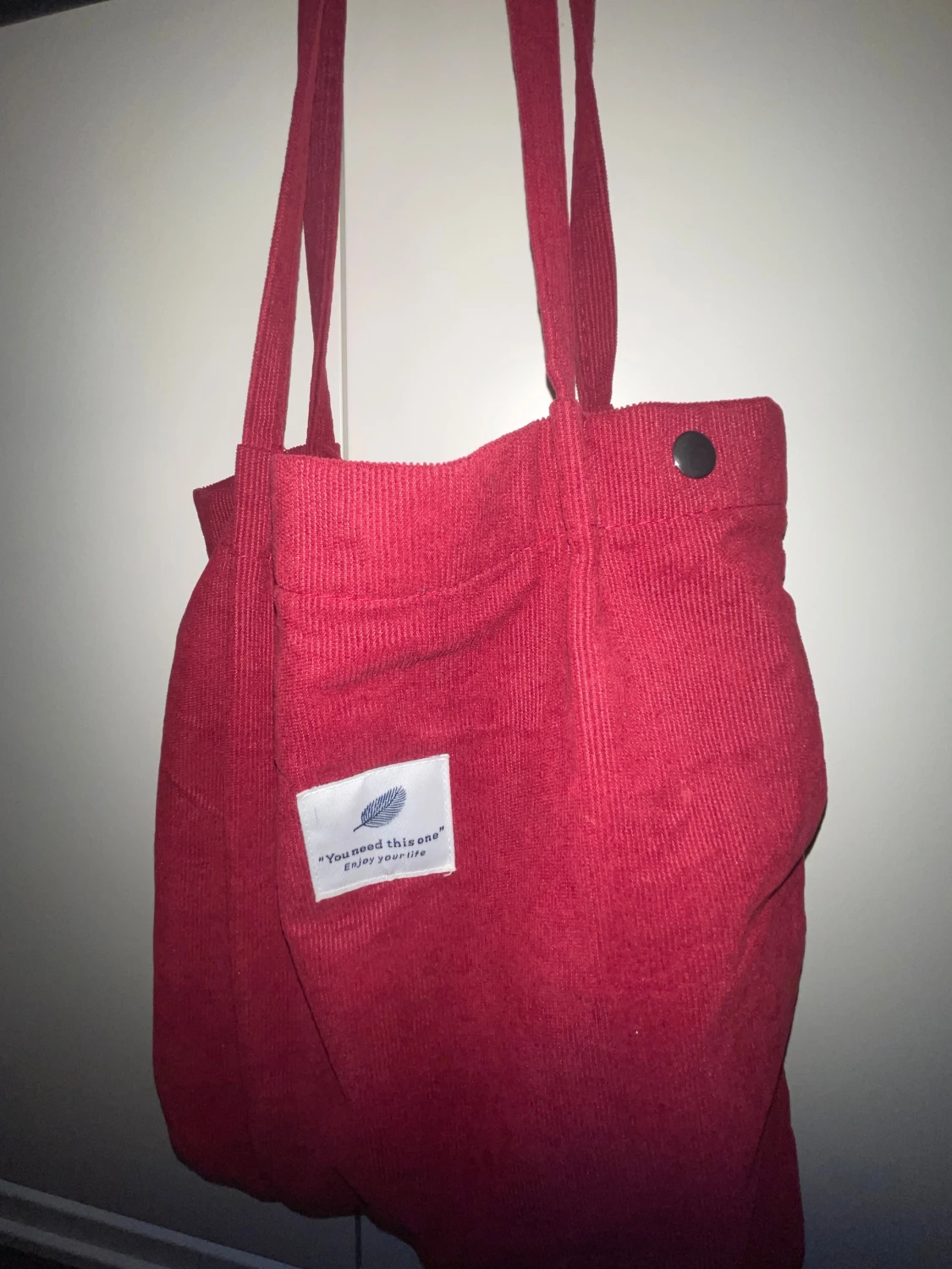 Röd shoppingväska/tygväska 🤩 - 3