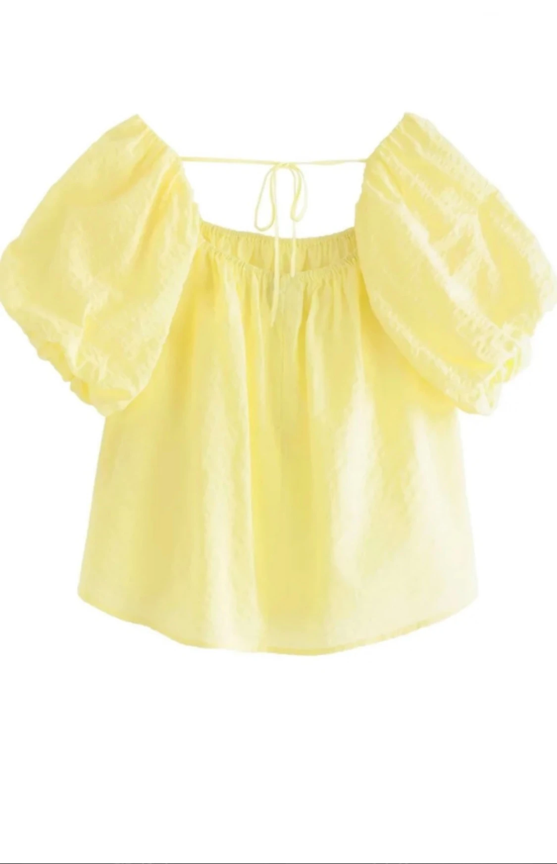 Ljusgul blus - 1