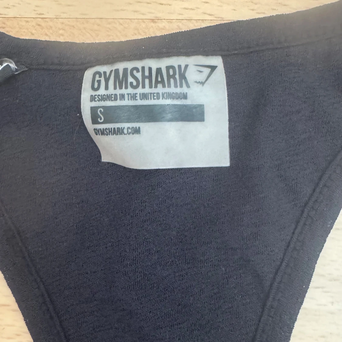Svart linnetopp från Gymshark - 2