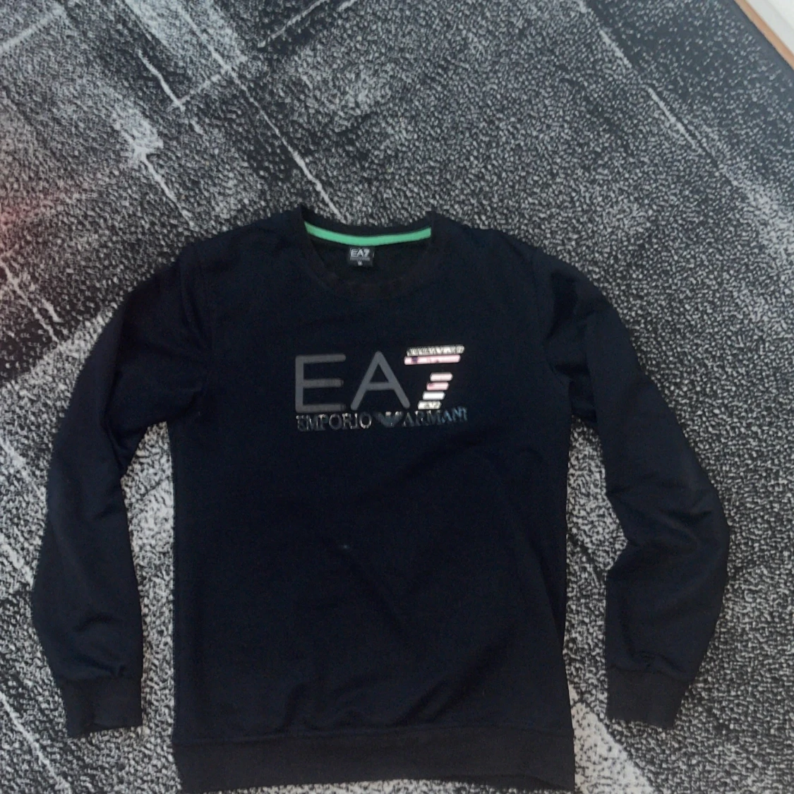 Svart EA7 långärmad tröja