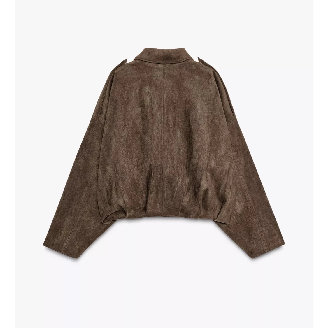 Brun mocka bomberjacka från Zara - 2