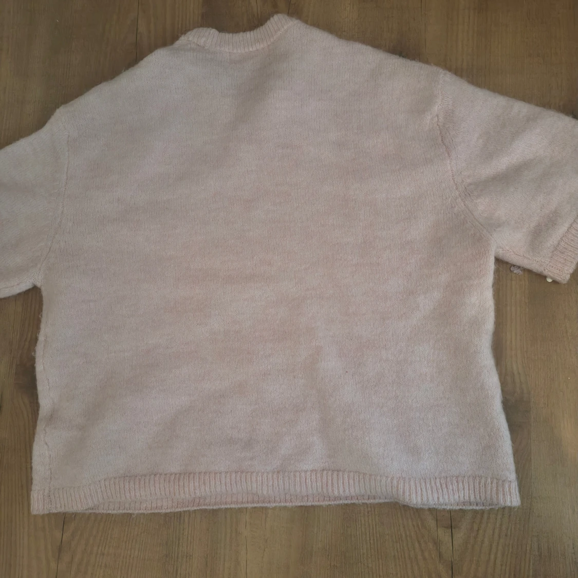 Ljusrosa stickad tröja Gina Tricot - 1