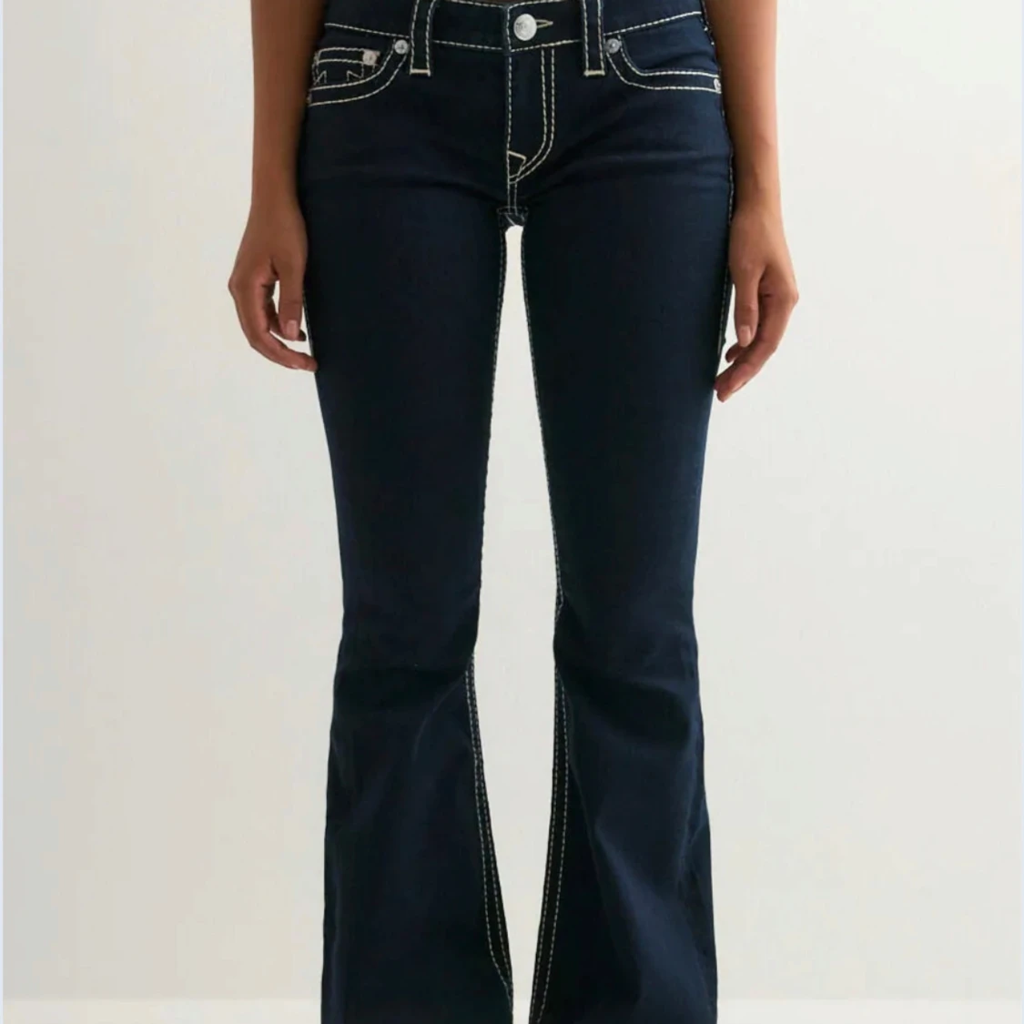 True Religion mörkblå bootcut jeans - 4