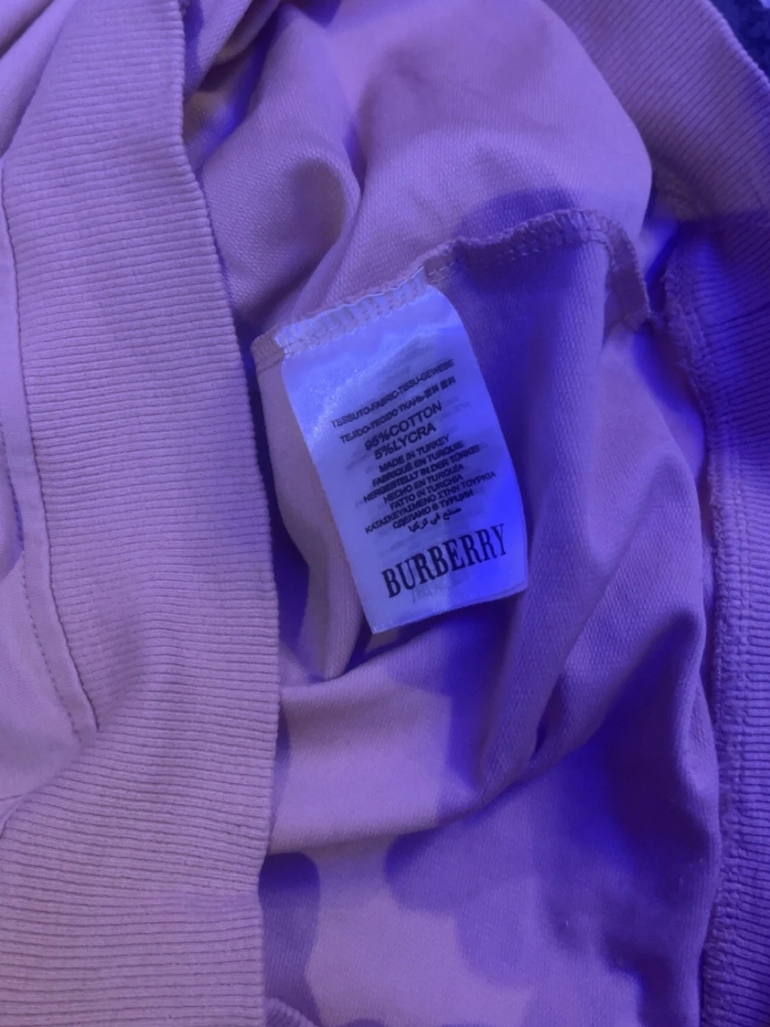 Beige sweatshirt med rutig detalj - 2