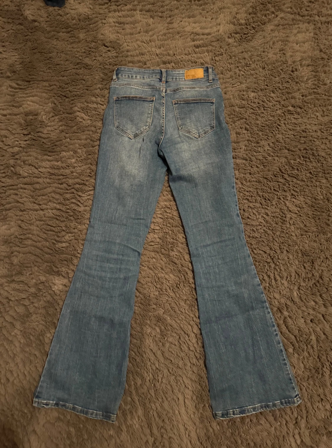 Blå Lågmidjade jeans - 4