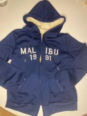 Vintage Malibu Zipper hoodie - Zipper hoodie 
