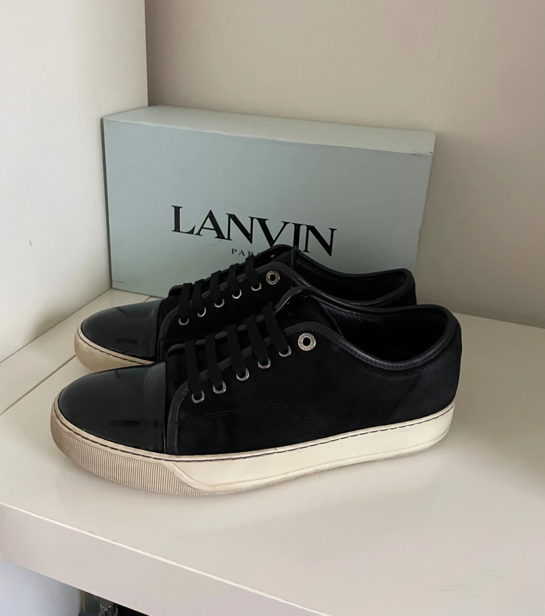Svarta lanvin cap toe - 2