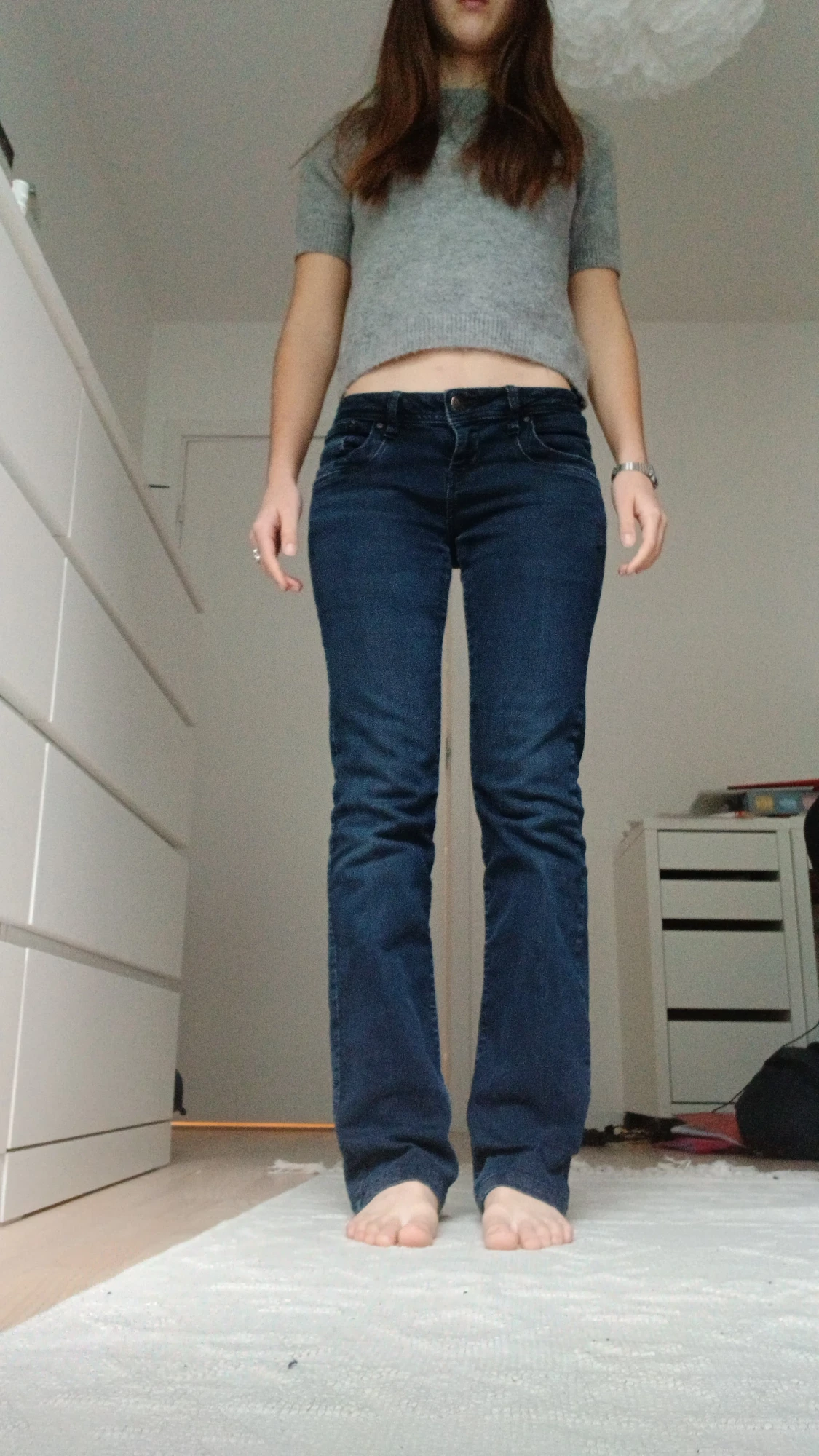 Mörkblå bootcut jeans från LTB - 1