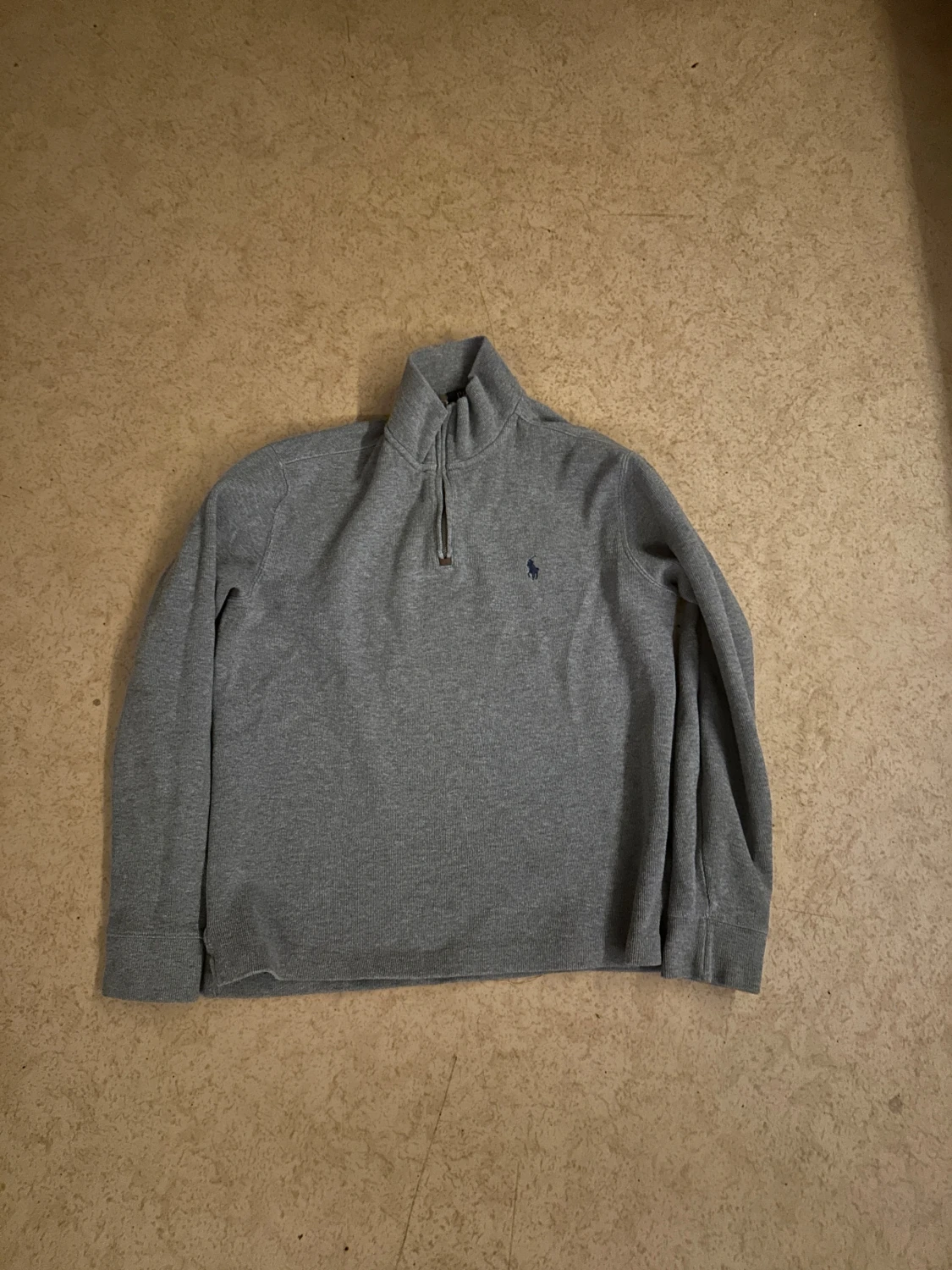 Grå half zip tröja från Polo Ralph Lauren