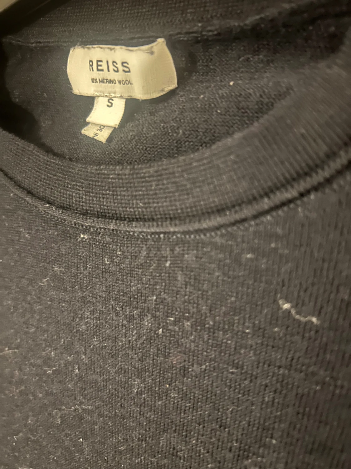 Svart merinoulltröja från Reiss - 1