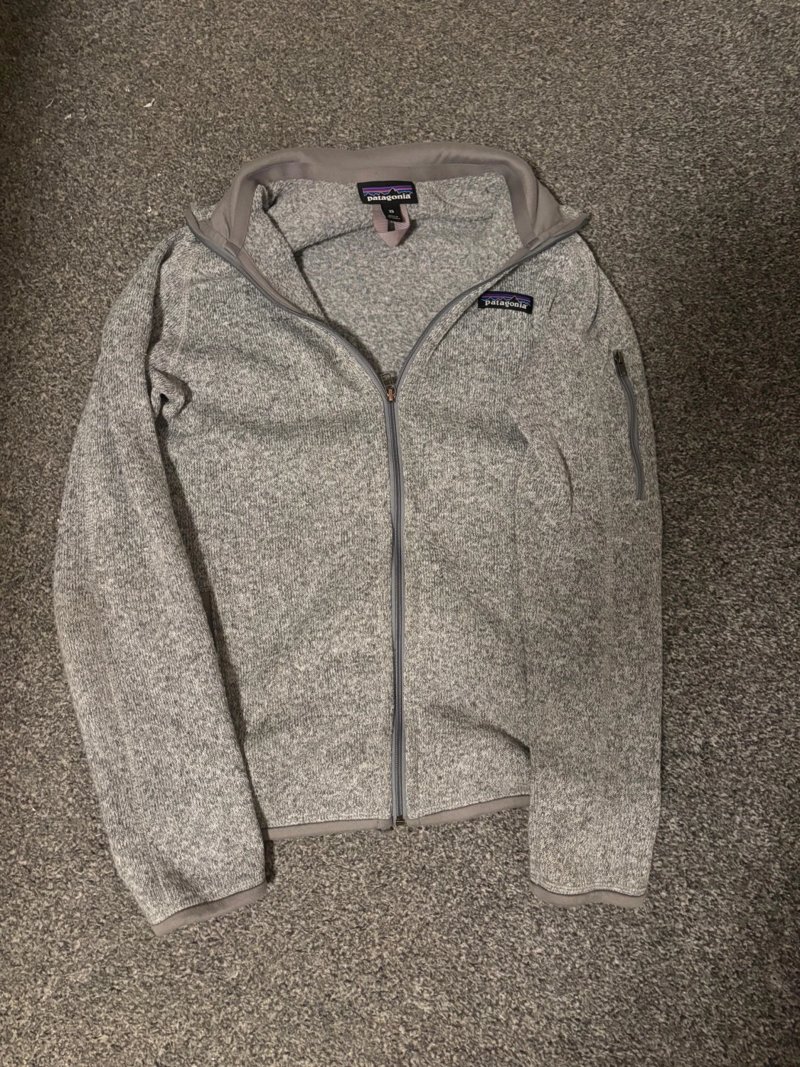 Grå fleecekofta från Patagonia XS - 2