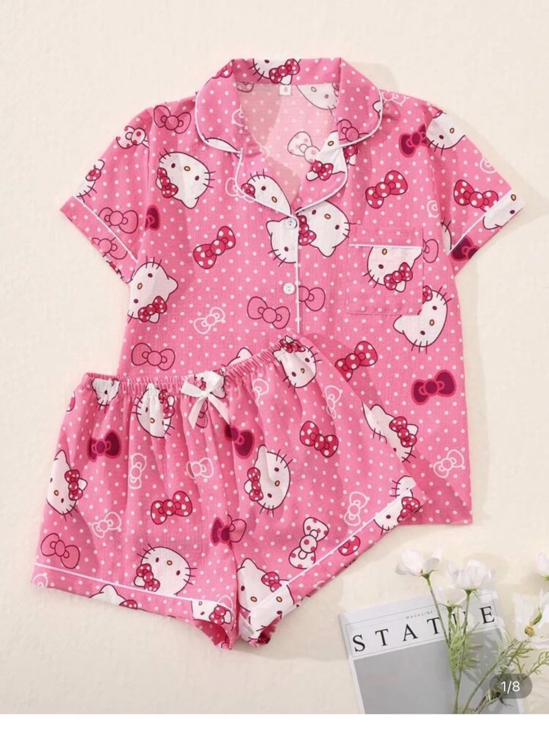 Hello Kitty rosa pyjamas-set