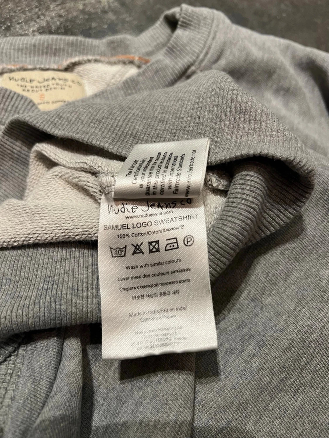 Grå sweatshirt från Nudie Jeans - 5