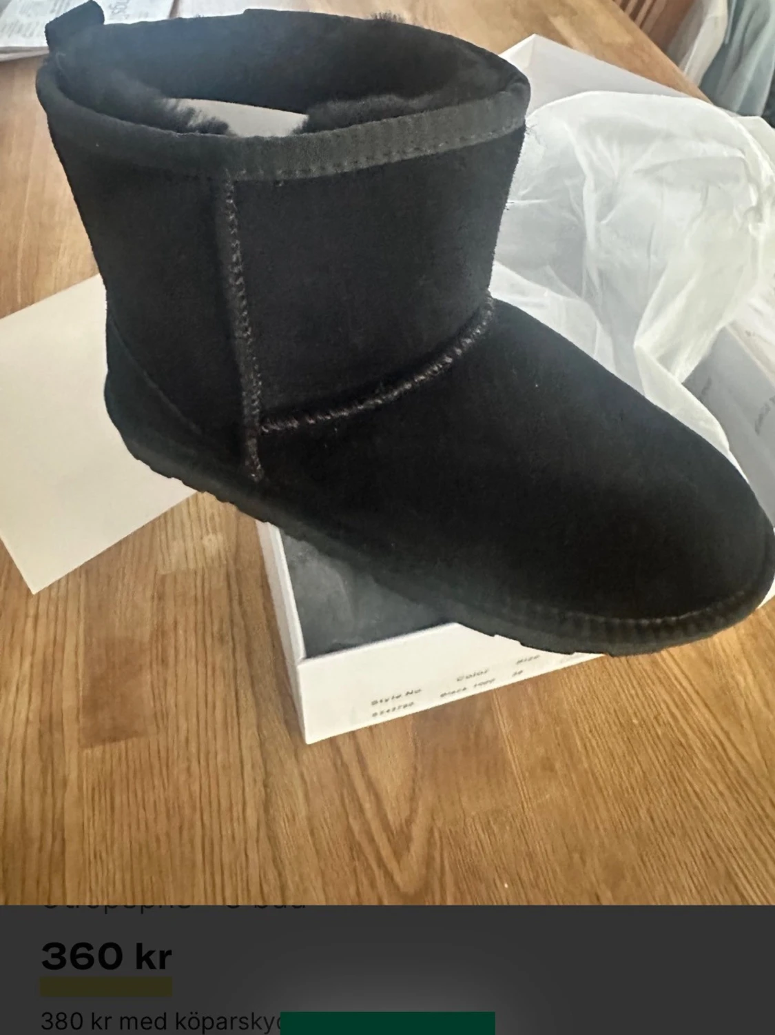 Svarta Teddy boots från Sofie Schnoor