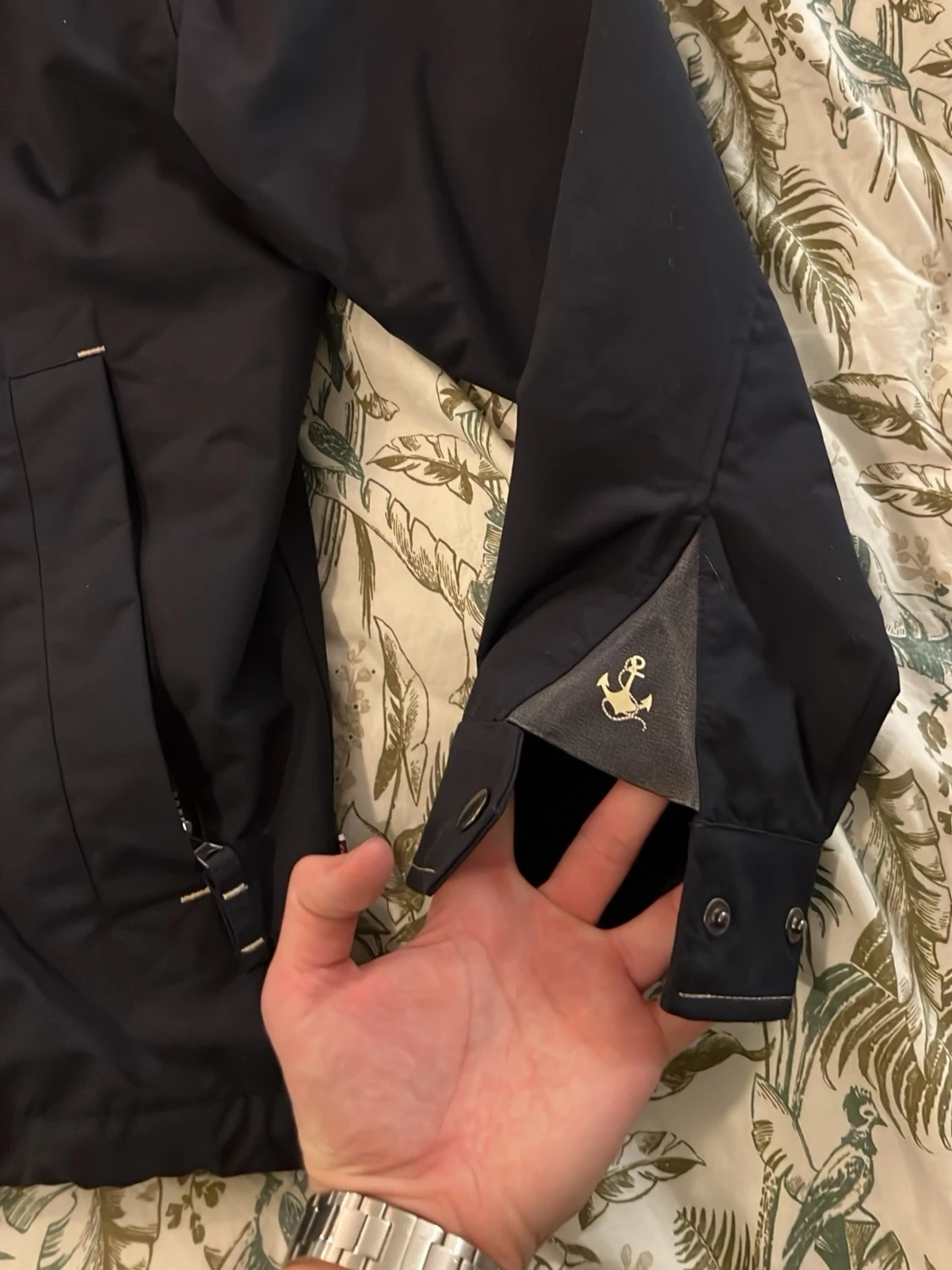 Svart/marinblå jacka från Sebago, M - 4