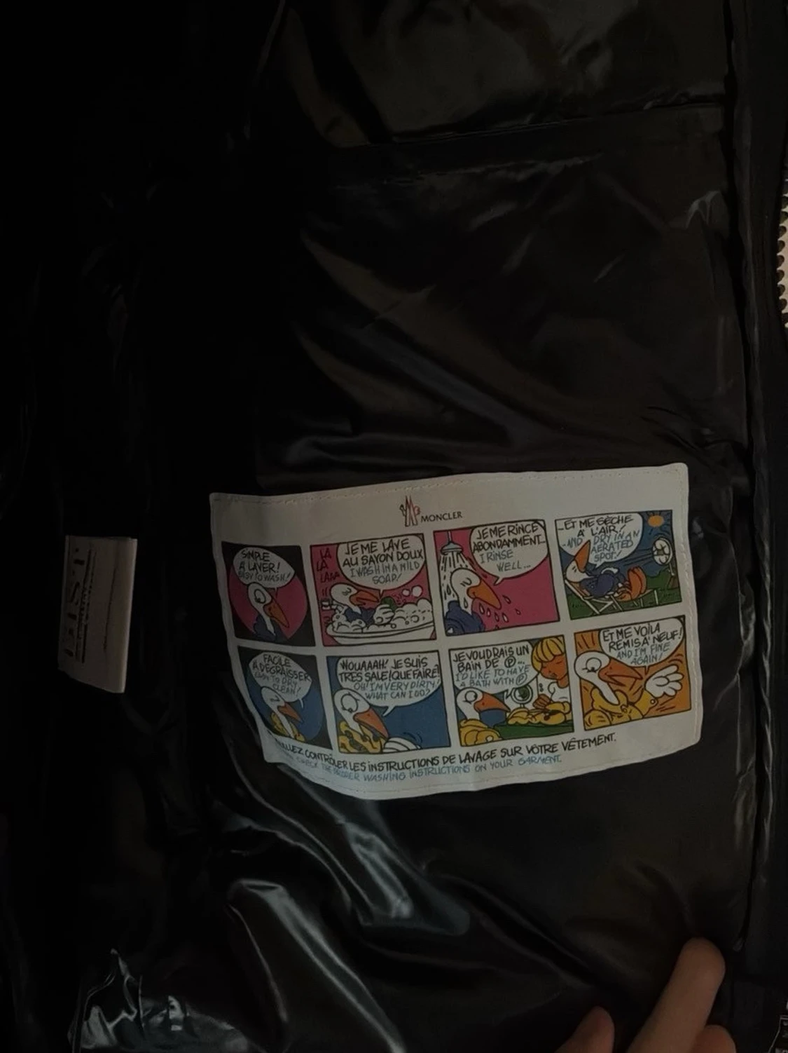 Svart dunjacka från Moncler - 3