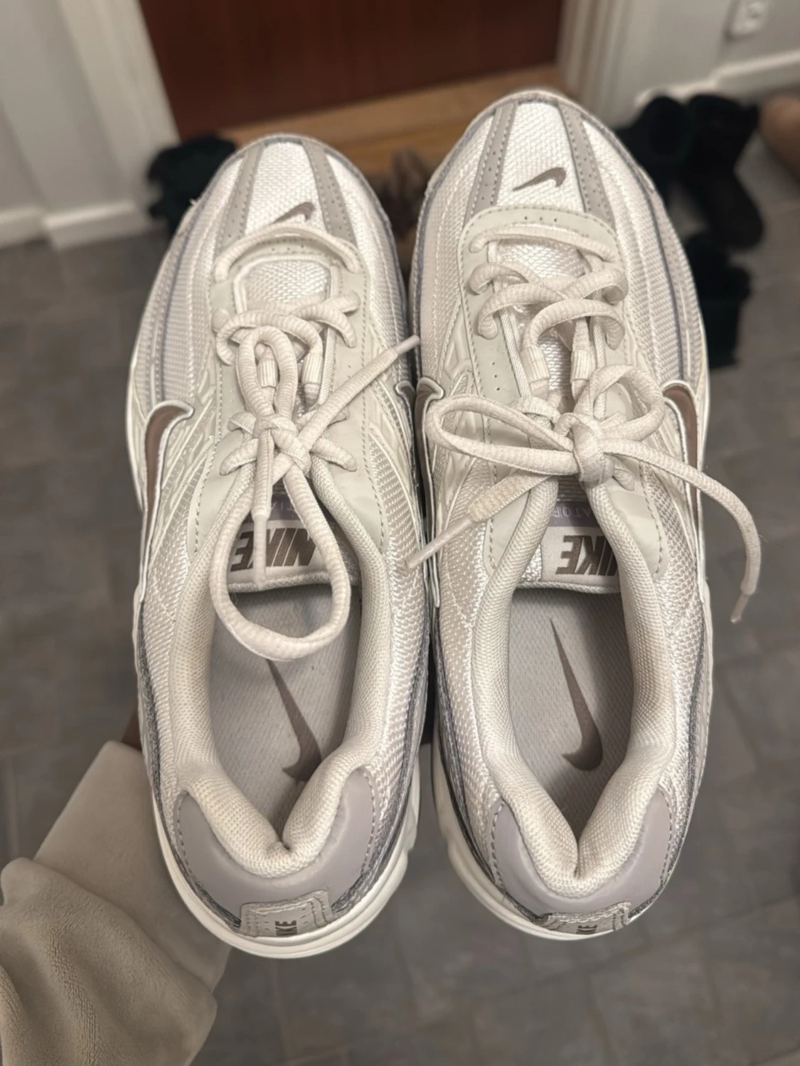 Nike Zoom Vomero 5 sneakers silver/vit/brun - 3