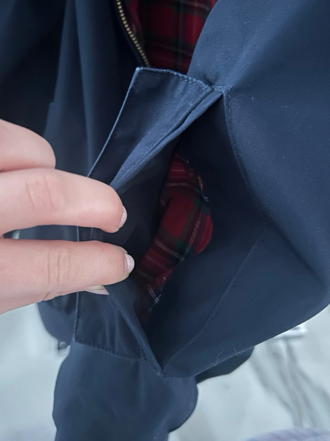 Mörkblå bomberjacka Faith Brandy Melville - 2