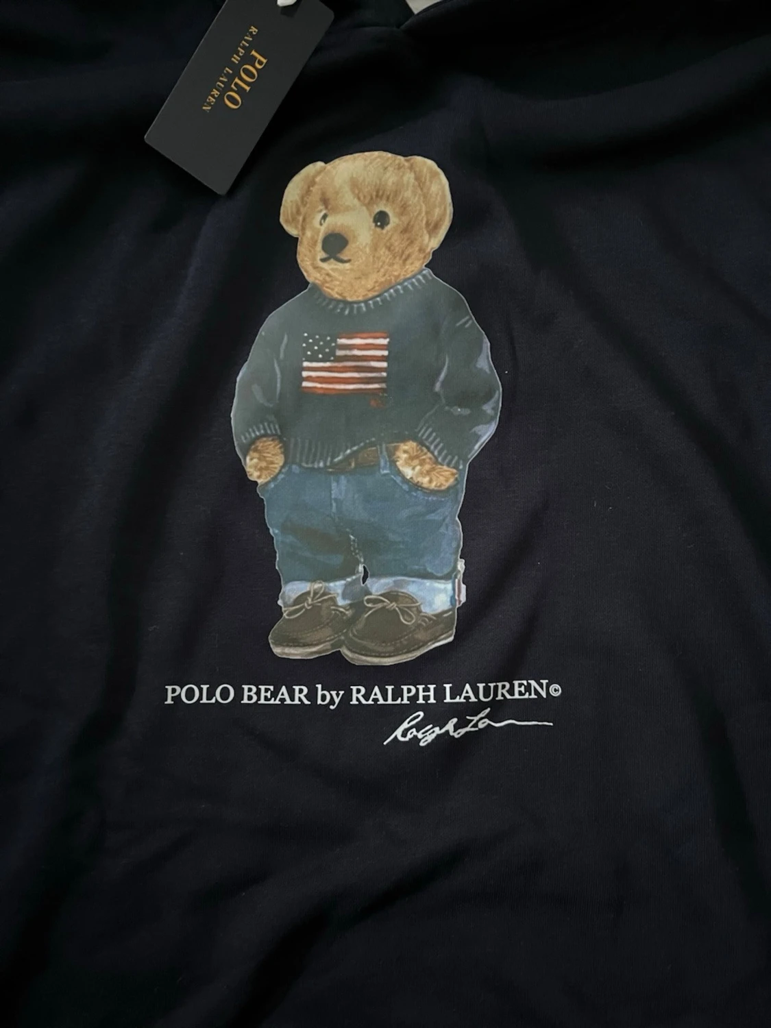 Ralph lauren bear hoodie - 1