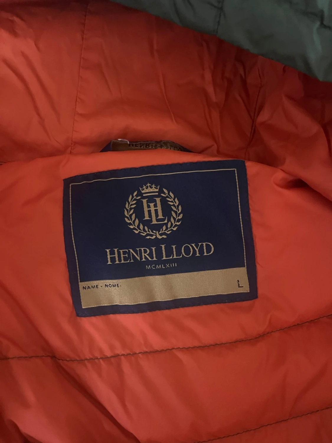 Grön pufferjacka från Henri Lloyd - 1