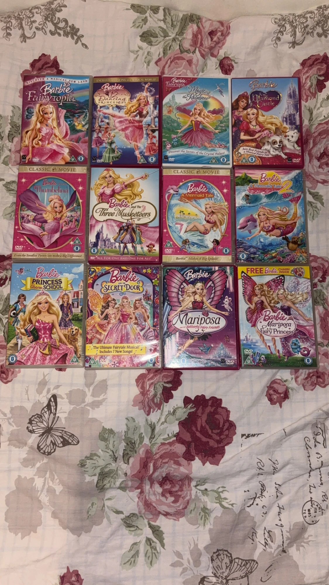 Barbie dvd (12 stycken)