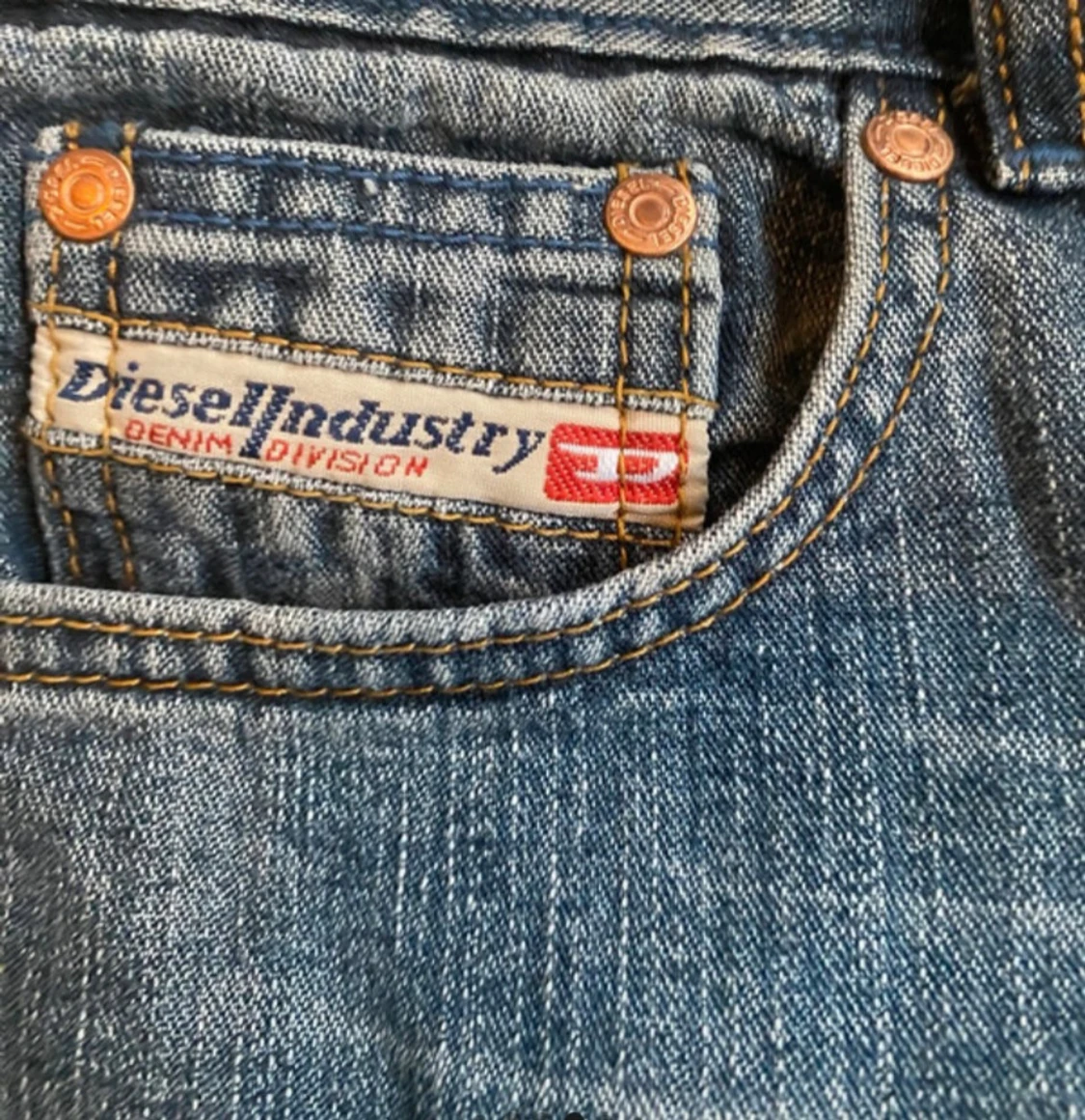 Blå bootcut jeans från Diesel - 3