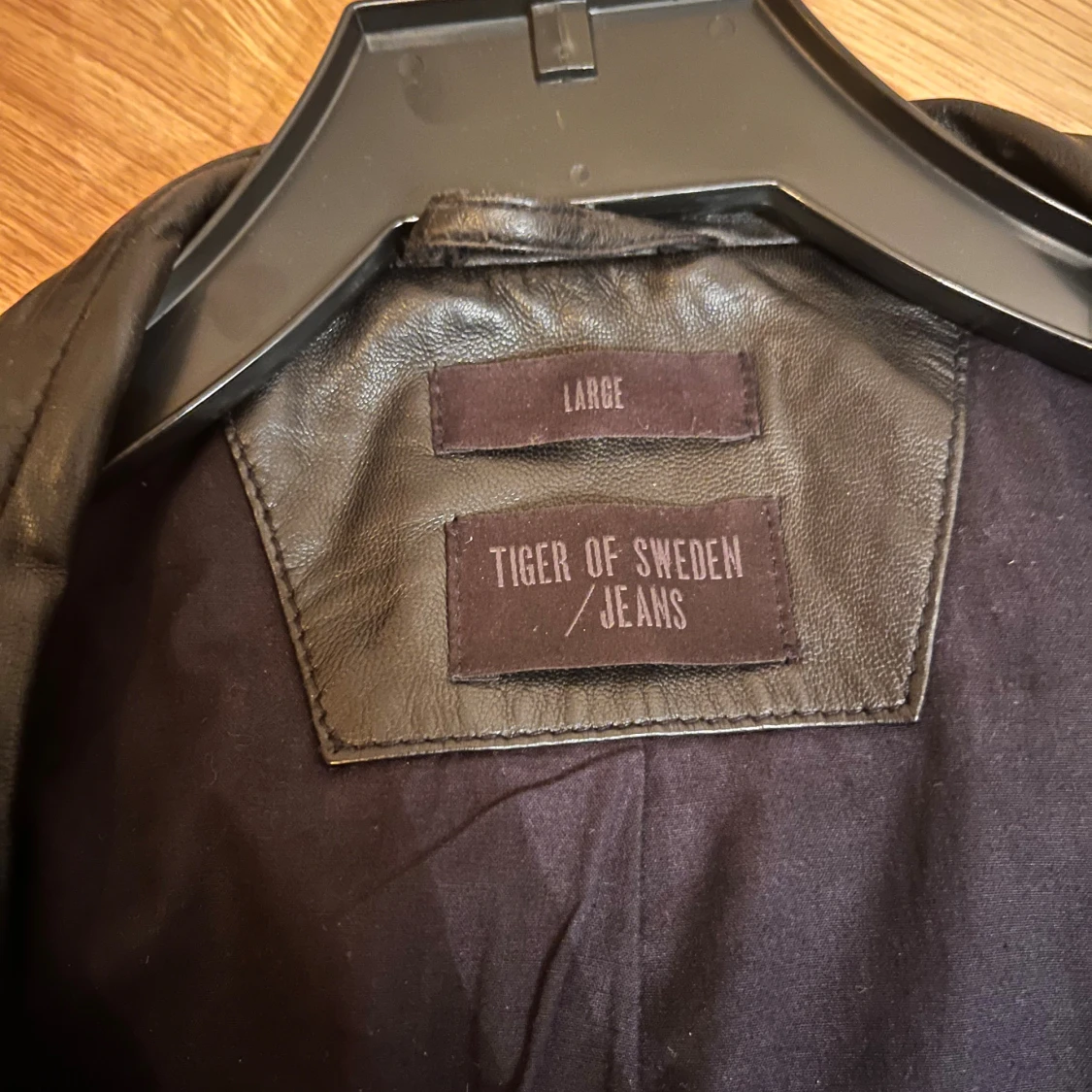 Svart skinnjacka Tiger of Sweden - 3