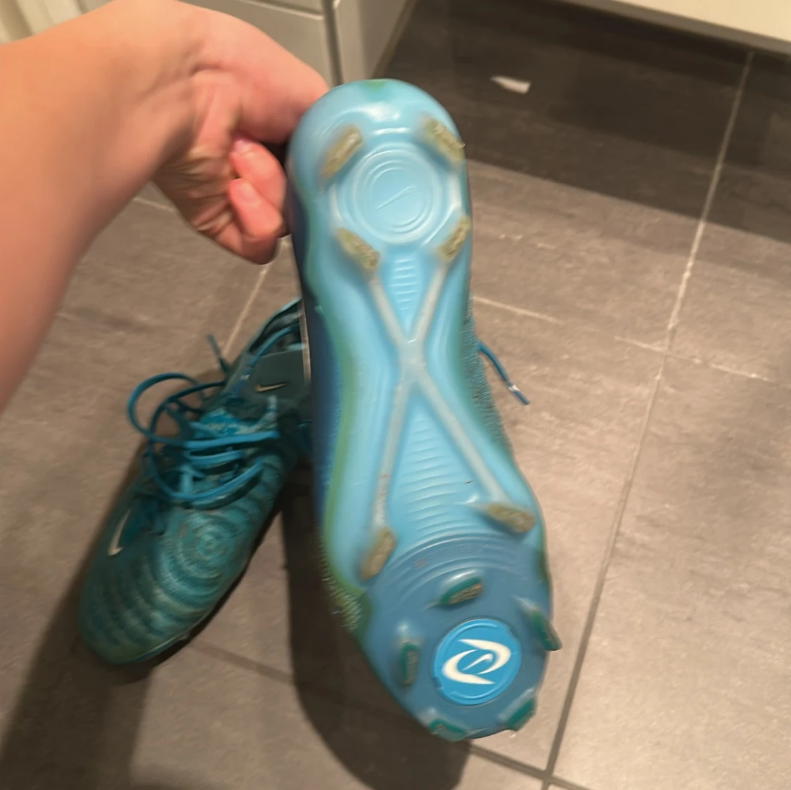 Nike Phantom blå fotbollsskor - 3