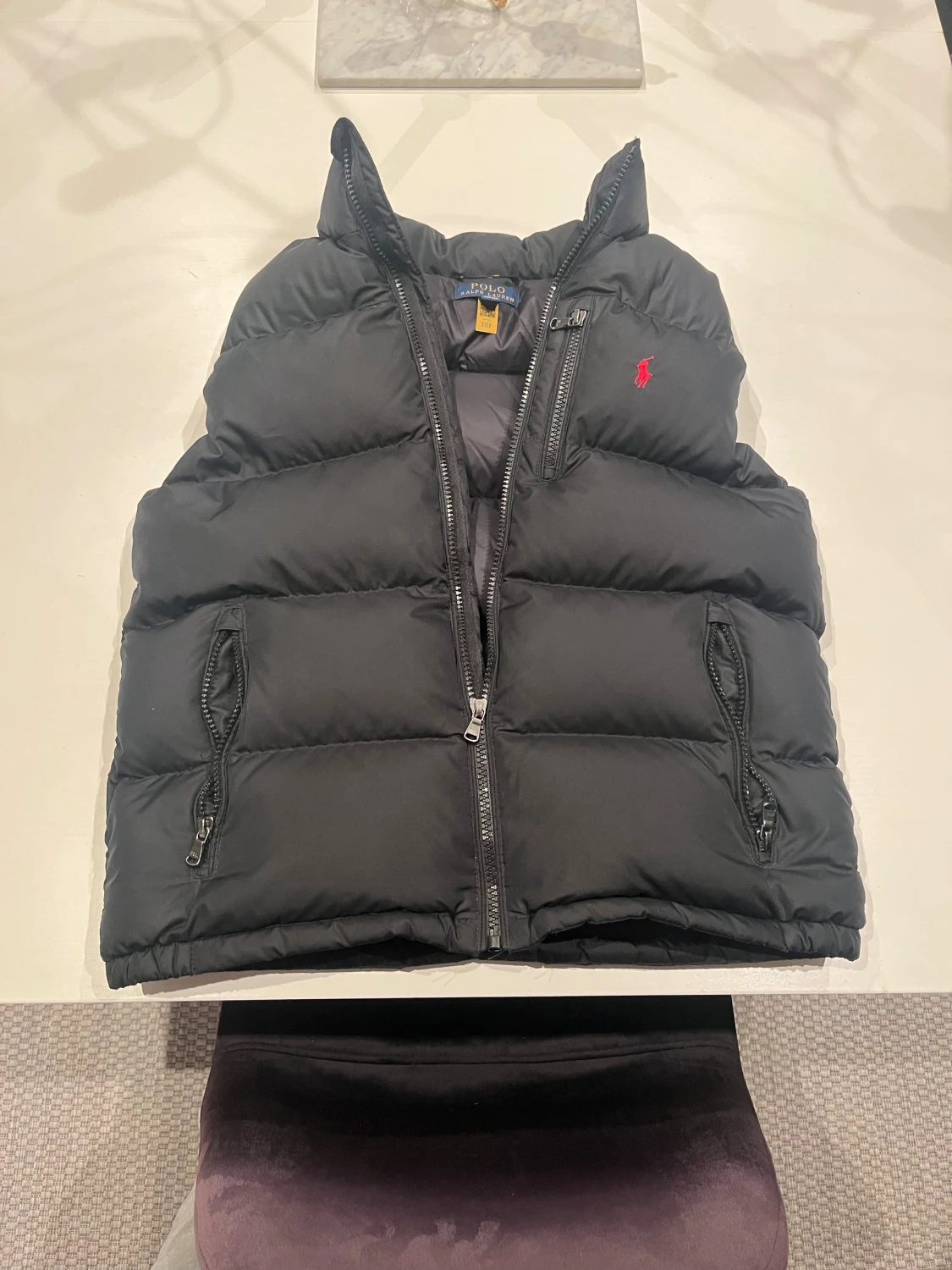 Svart dunväst från Polo Ralph Lauren