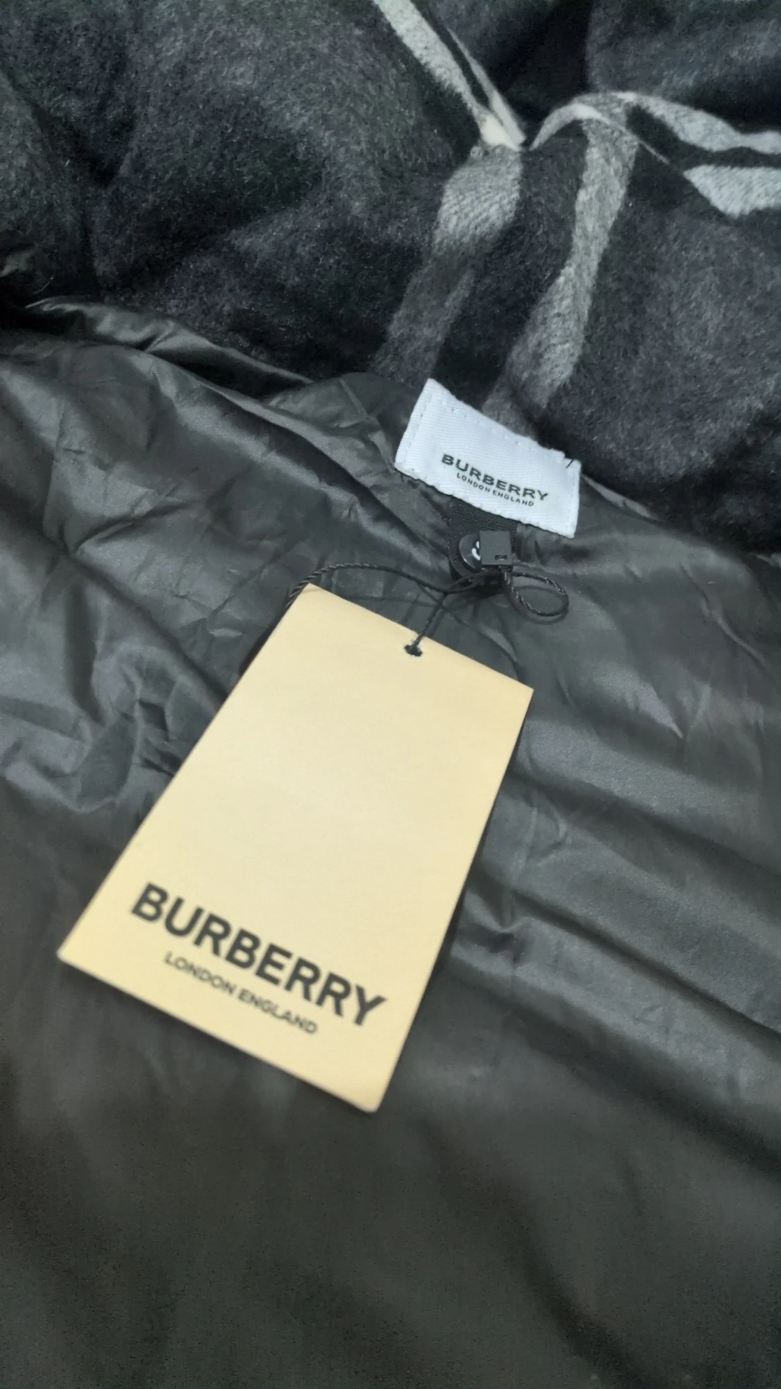 Svart pufferjacka Burberry med avtagbara ärmar - 3