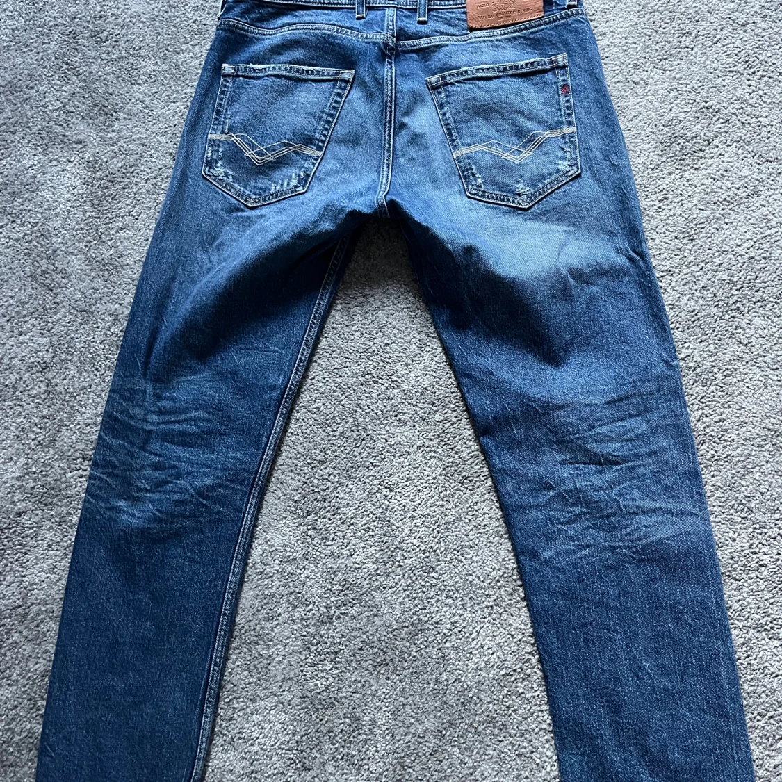 Replay Grover blå jeans straight fit - 1