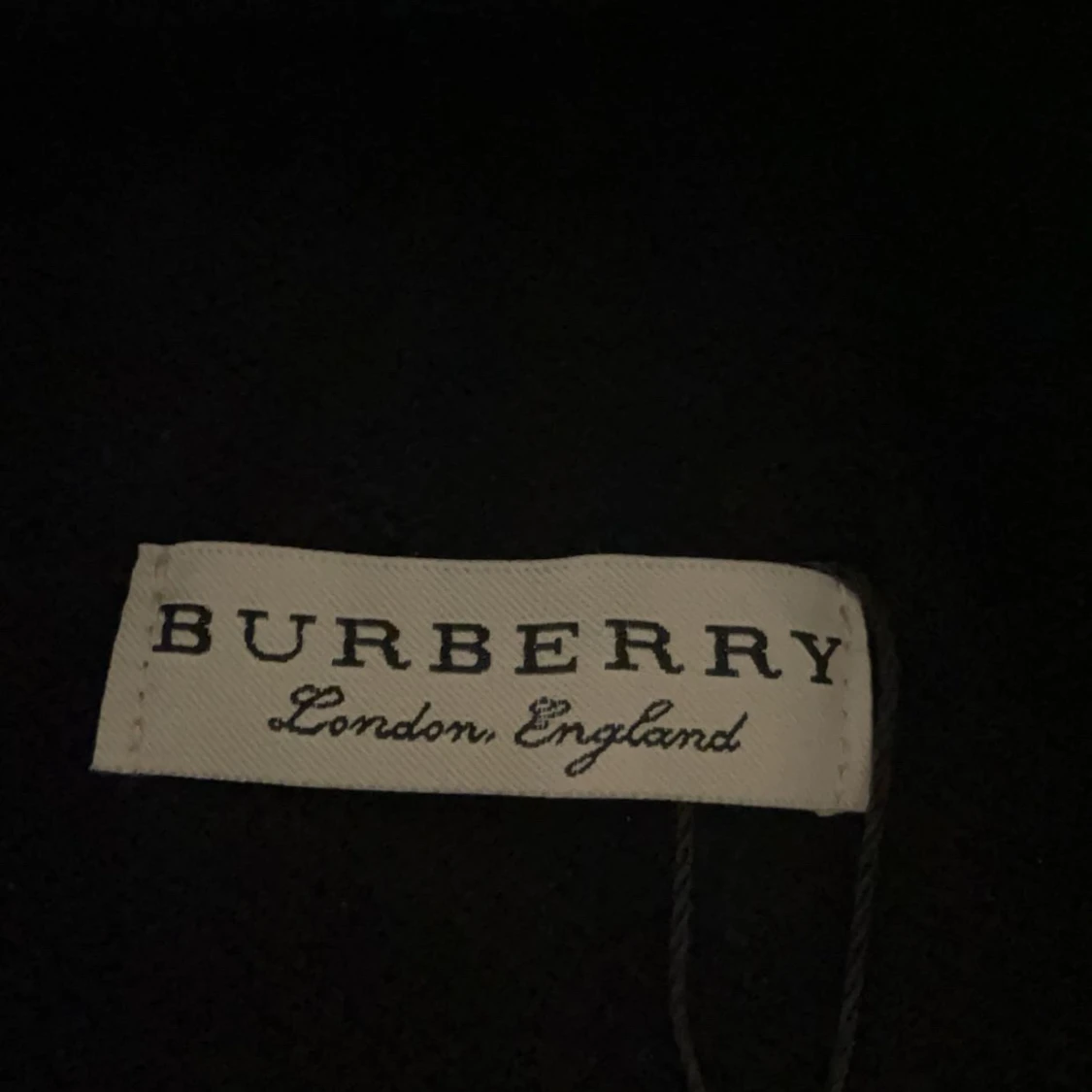 Svart Burberry mössa med logga - 2