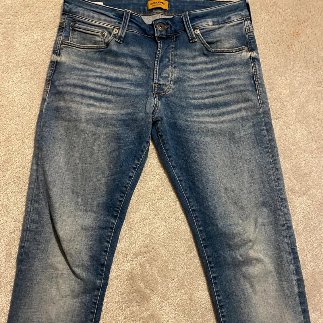 Slim Glenn blå jeans från Jack & Jones