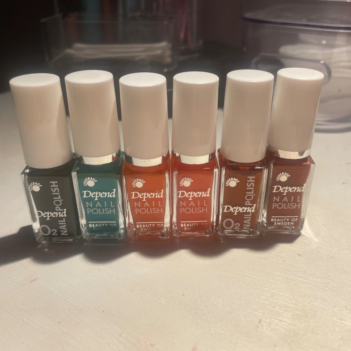 6 Depend nagellack i olika färger - 2