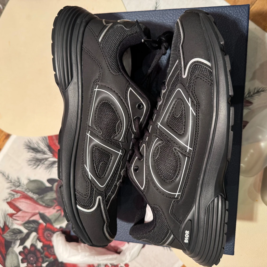 Svarta Dior B30 sneakers - 3
