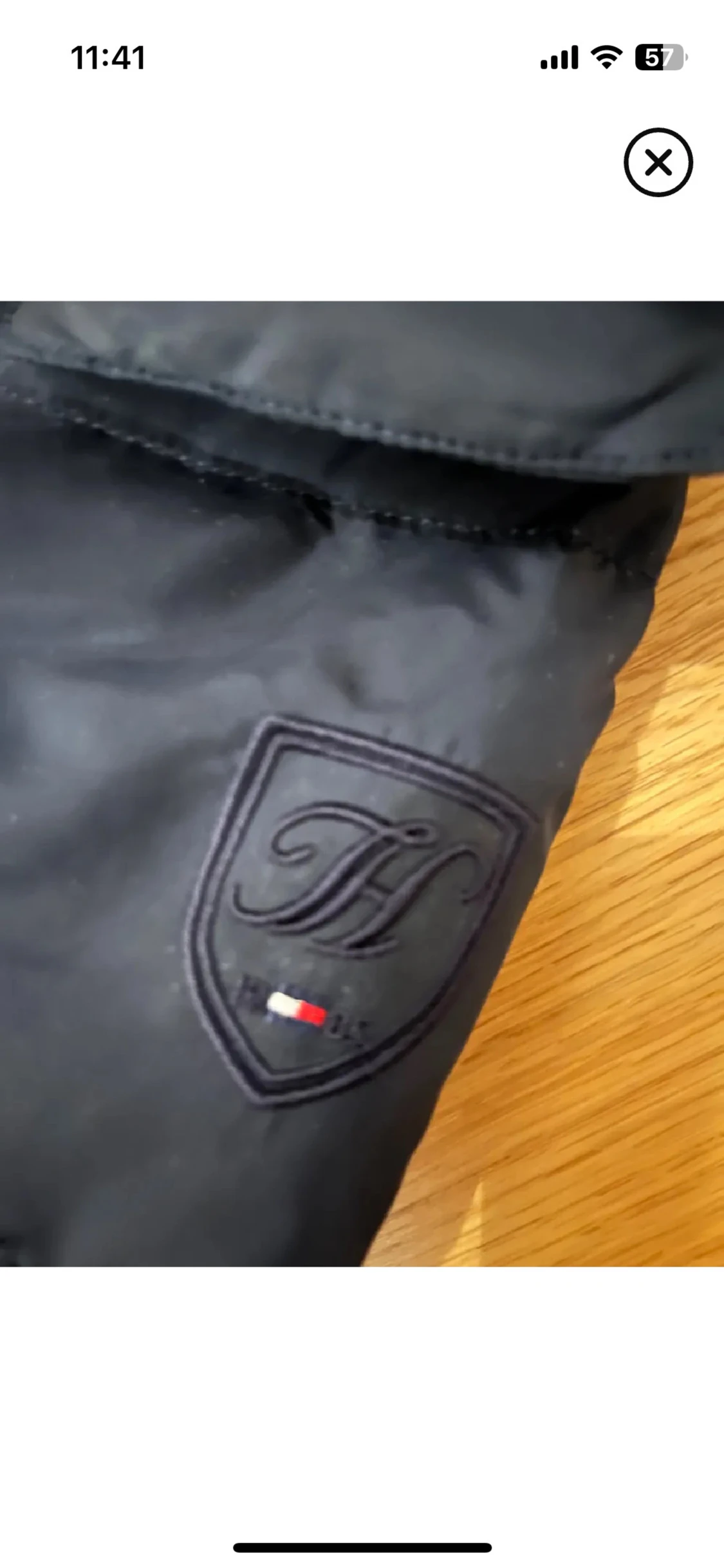 Mörkblå  lång dunjacka Tommy Hilfiger XS - 2