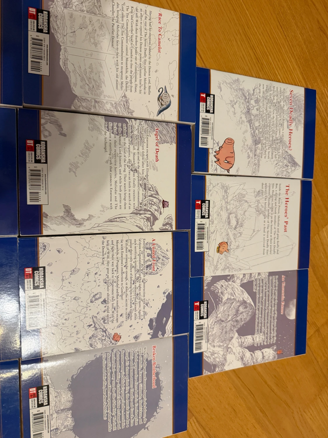 The seven deadly sins volym 1,3,22,29,33-35,37-40 - 2