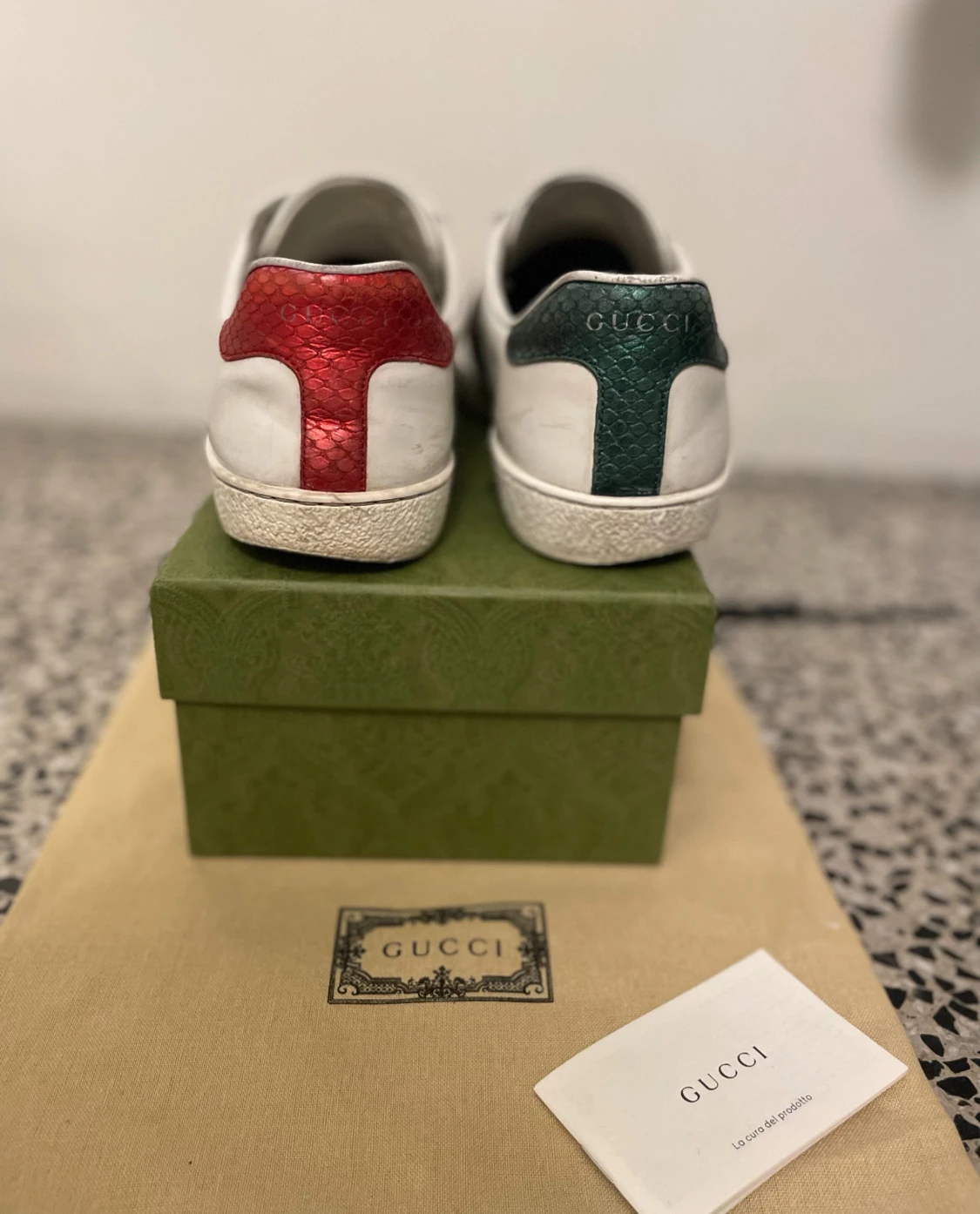 Gucci Ace sneakers med broderad bi - 2