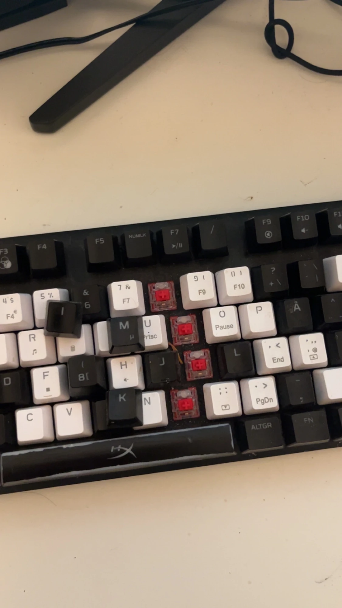 HyperX mekaniskt tangentbord + Razer gamingmus+ musmatta - 2